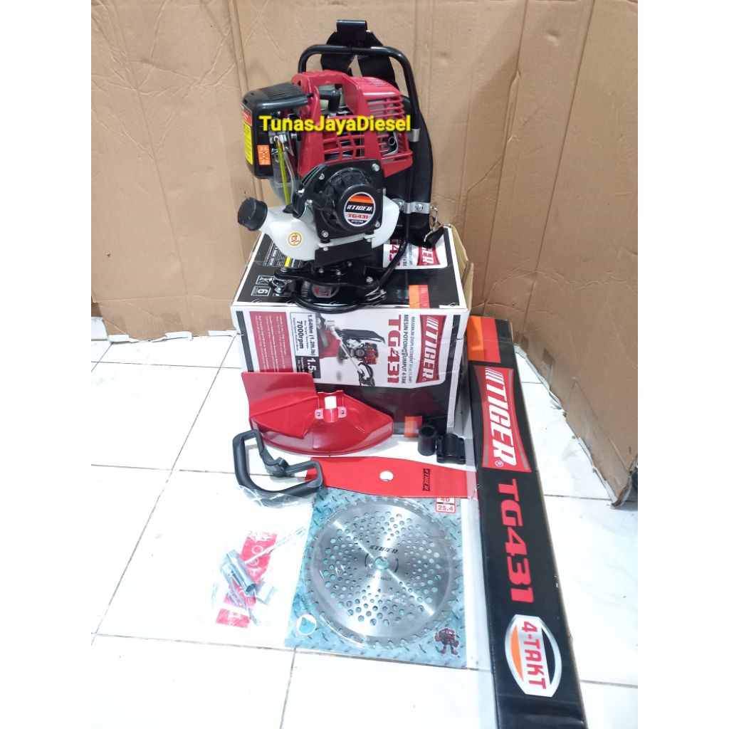 Mesin Potong Rumput TIGER 2Tak 4Tak Mesin Babat Rumput / Brush Cutter TIGER 328