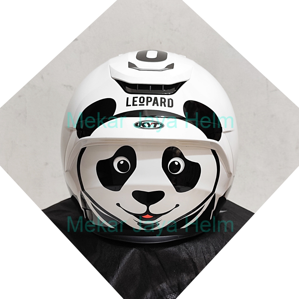 Helm KYT Kyoto Ranger 2.0 Leopard Panda - Half Face Helmet
