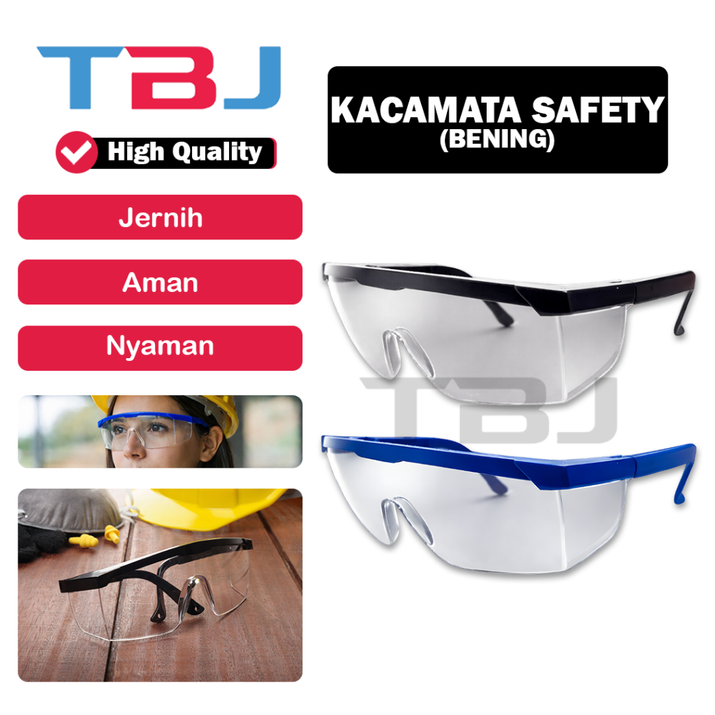 Kacamata Bening Safety Kacamata Las Proyek Anti Uv