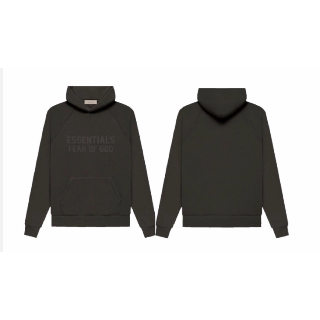 Essentials Fear Of God Hoodie Off Black Original Authentic