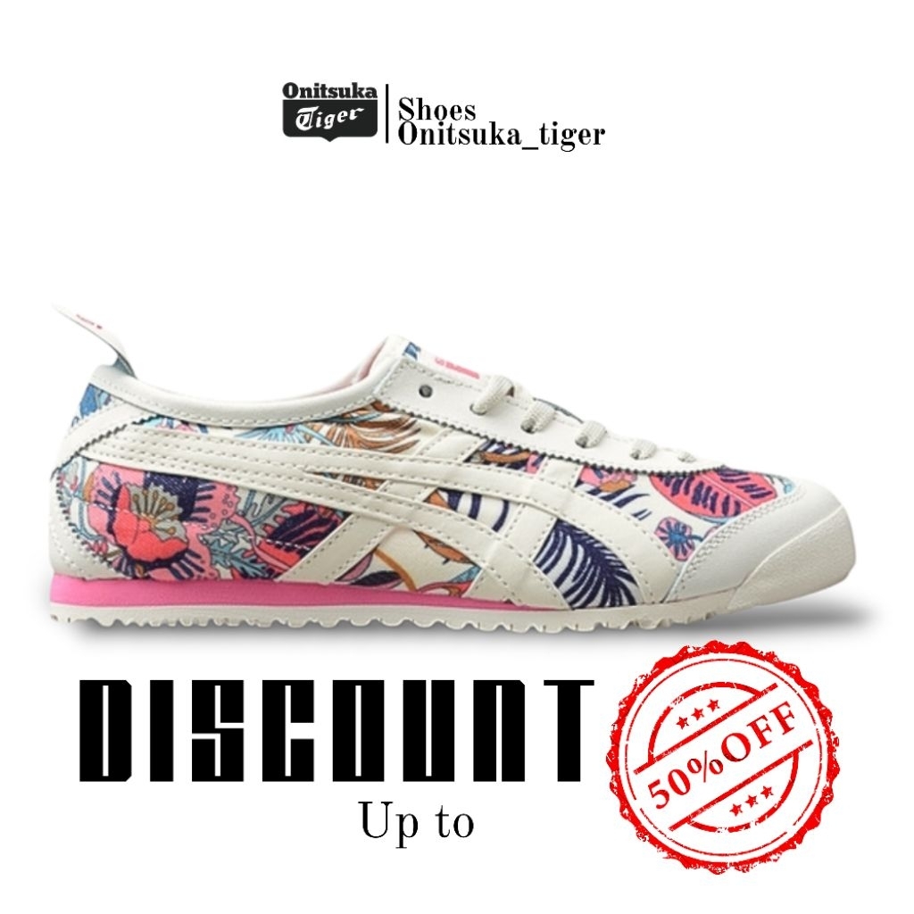 Onitsuka Tiger Mexico 66 shoes pitaya free paperbag & kaos kaki