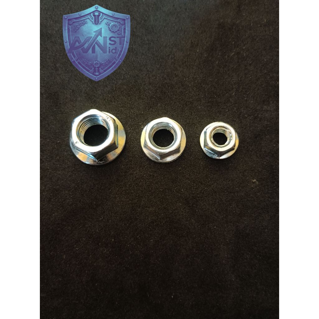 COD.1PCS..MUR BAUT 10.MUR BAUT 12.MUR BAUT 14.MUR FLANG M6.M8.M10 .MUR KUPING,MUR TOPI,MUR MULTIFUNG