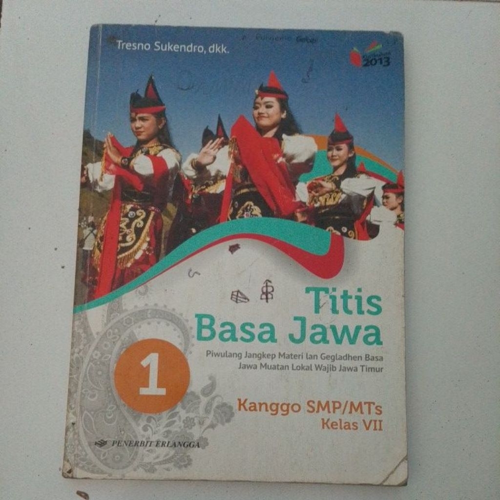 buku pelajaran titis basa Jawa kanggo SMP kls 1