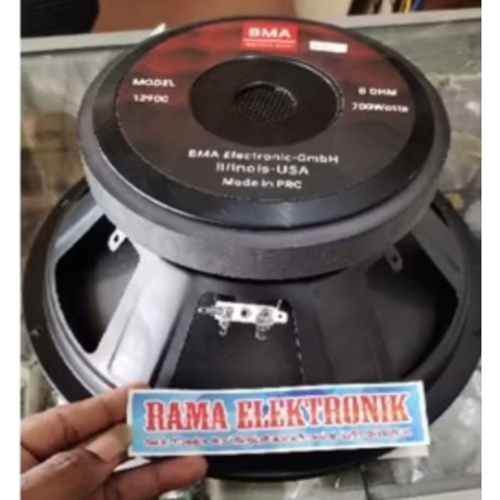 SPIKER SPEAKER BMA 12900 SPEAKER BMA 12900 12 INCHI COIL 3 INCHI MIDLOW SUB BMA 12 900 bma
