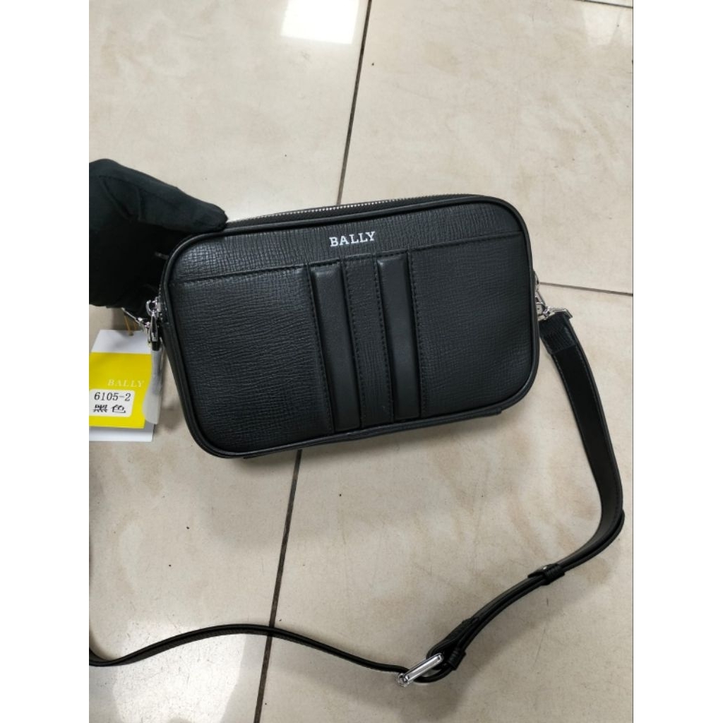Tas selempang pria bally slingbag kulit