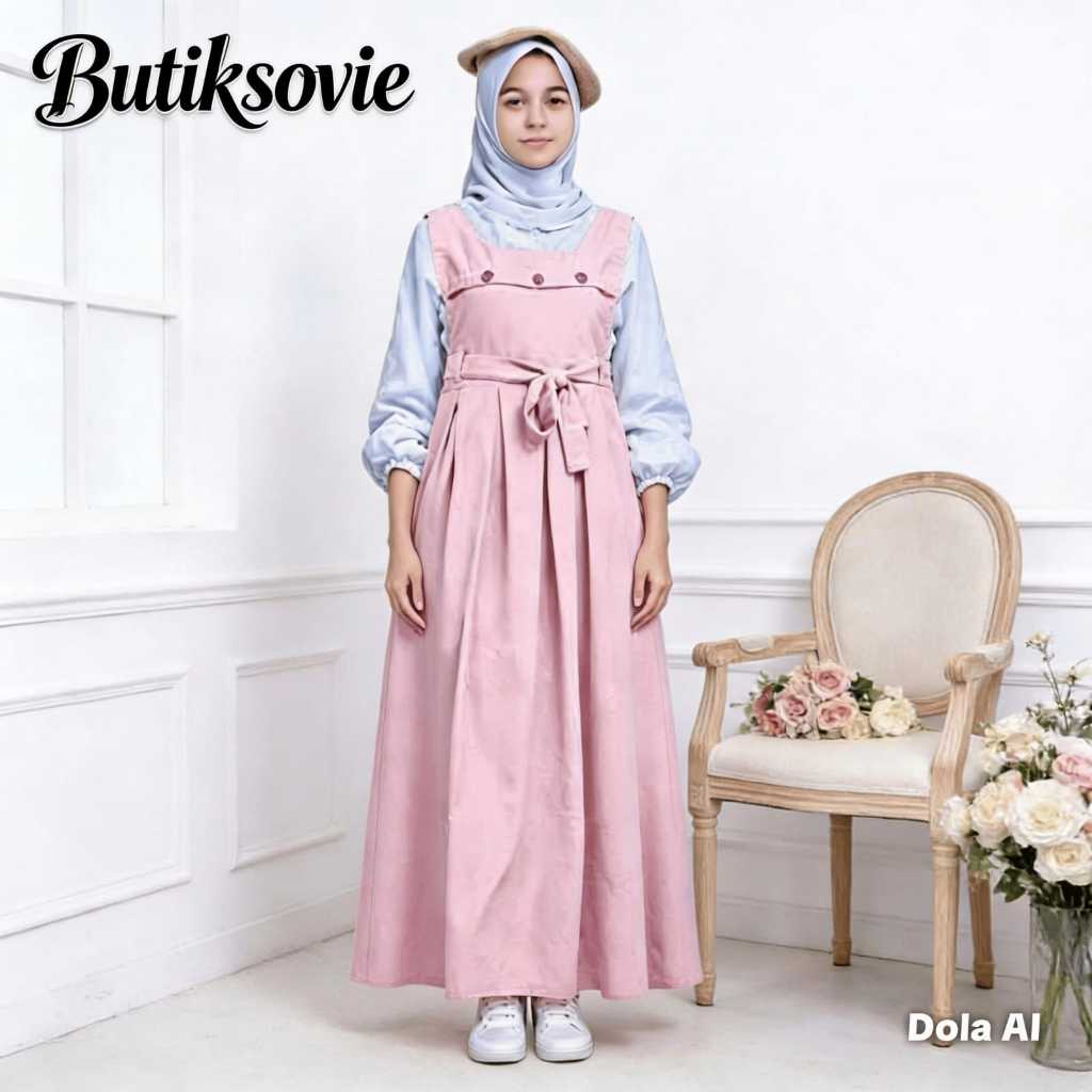 GAMIS WANITA LIVY DRESS /GAMIS REMAJA KOREAN STYLE GAMIS ANAK PEREMPUAN LEBARAN 2025 BAHAN KATUN