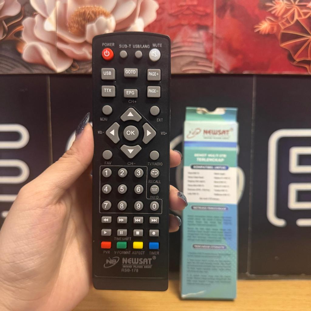 ORIGINAL REMOTE STB SEMUA MEREK BISA VISAT DVB T2 VENUS SKYBOX RINREI EVINIX WELLHOME EVERCROSS