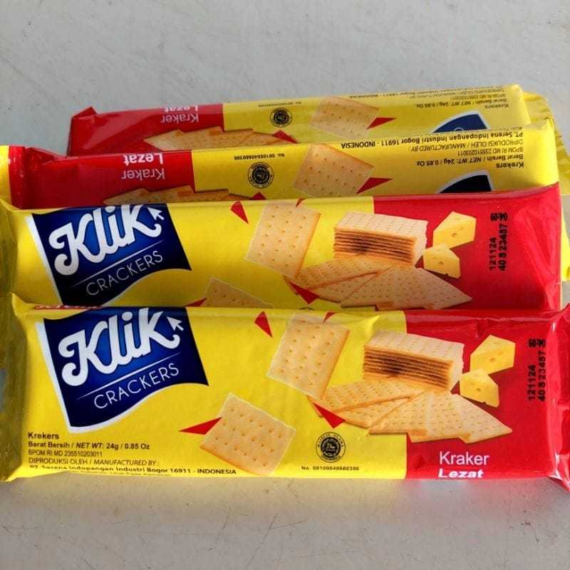 KLIK CRACKERS SERENA RASA KEJU RENCENG 24GRAM