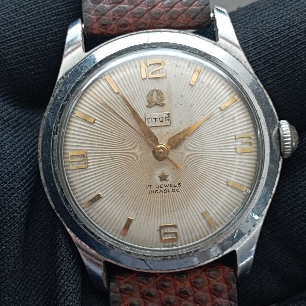 JAM TANGAN TITUS MANUAL WINDING ORIGINAL
