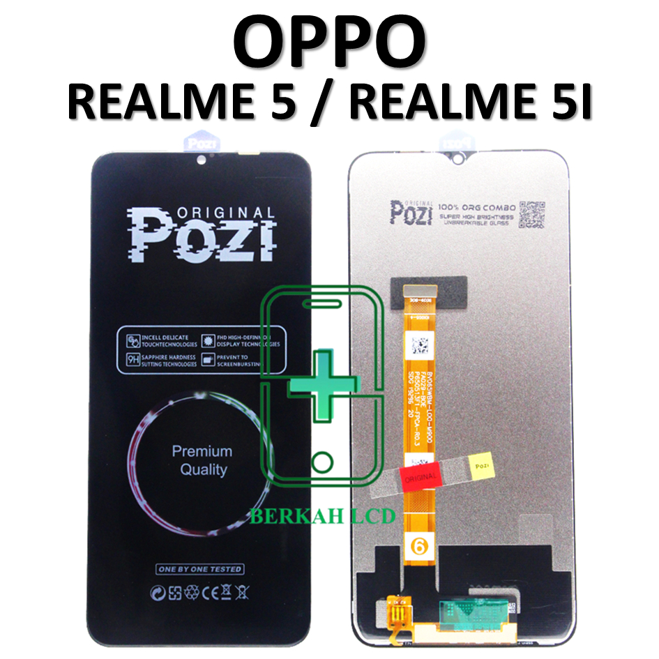 LCD TOUCHSCREEN REALME 5 / REALME 5I FULLSET ORIGINAL COMPLATE 100%
