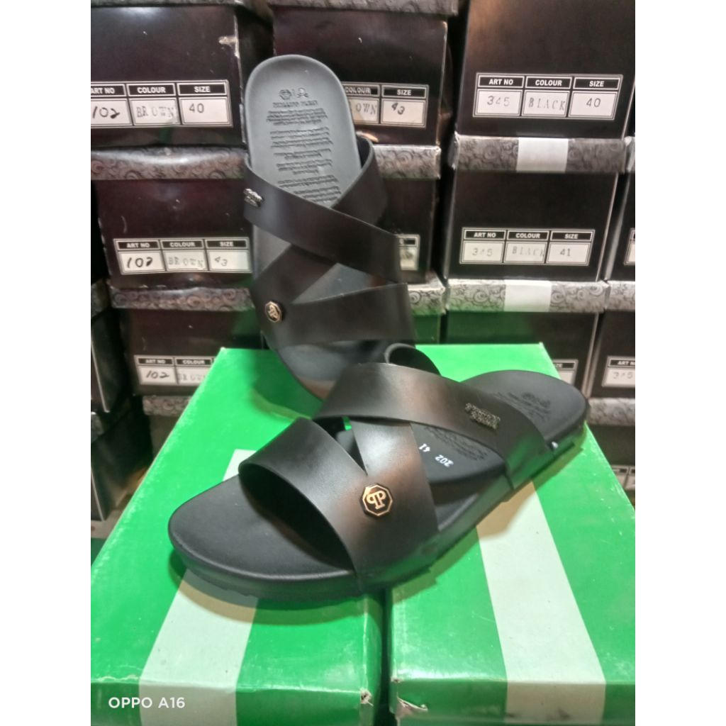 sandal slop pria sendal philipp plein