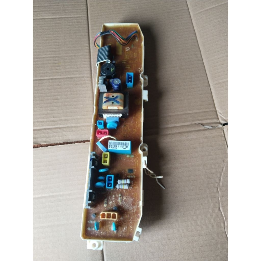 MODUL PCB MESIN CUCI LG 1 TABUNG 7 tombol ASLI ORIGINAL