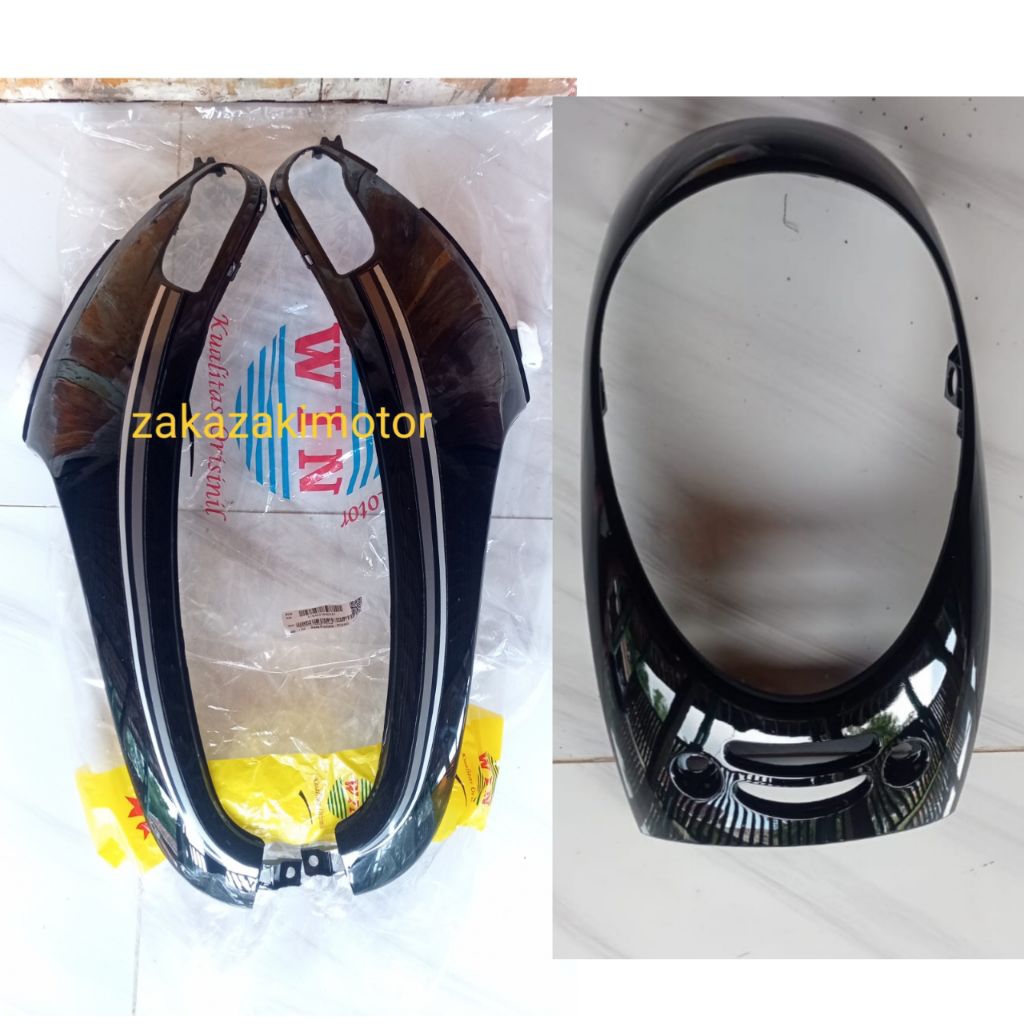 cover body depan scoopy fi 2013 - 2016 hitam