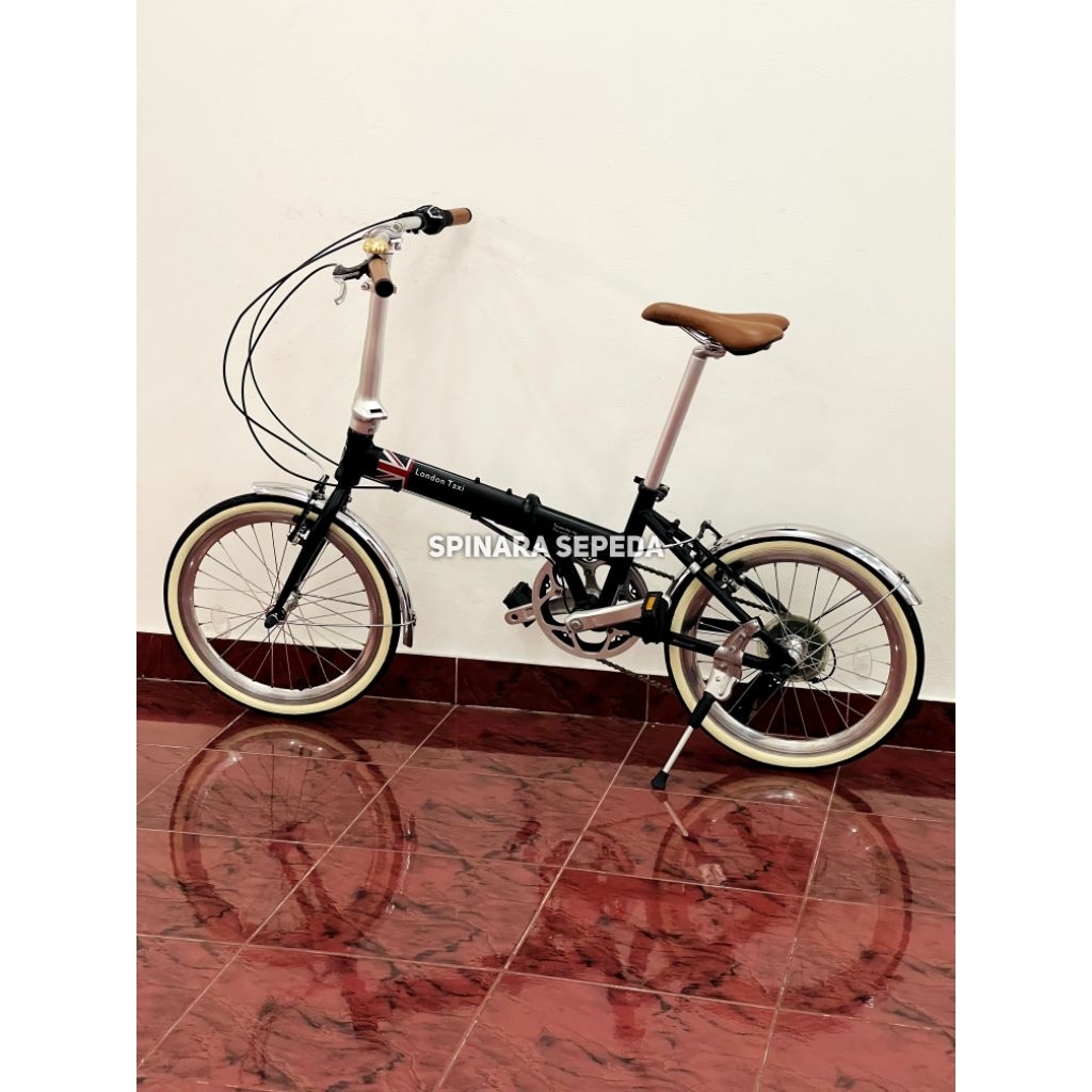 Sepeda Lipat London Taxi 20” Bekas Limited Edition – Alloy Ringan, Siap Pakai, Retro Klasik