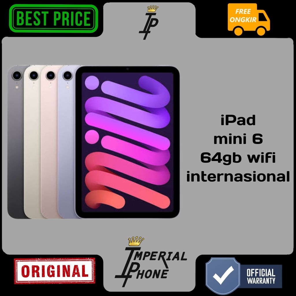 iPad mini 6 64gb wifi internasional