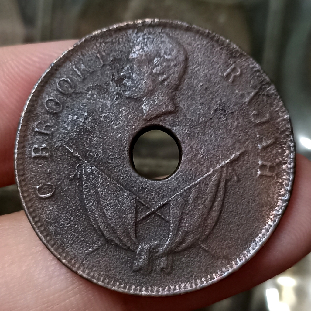 Koin Kuno Sarawak (British Malaysia) 1 Cent - Charles Brooke Rajah Tahun 1892