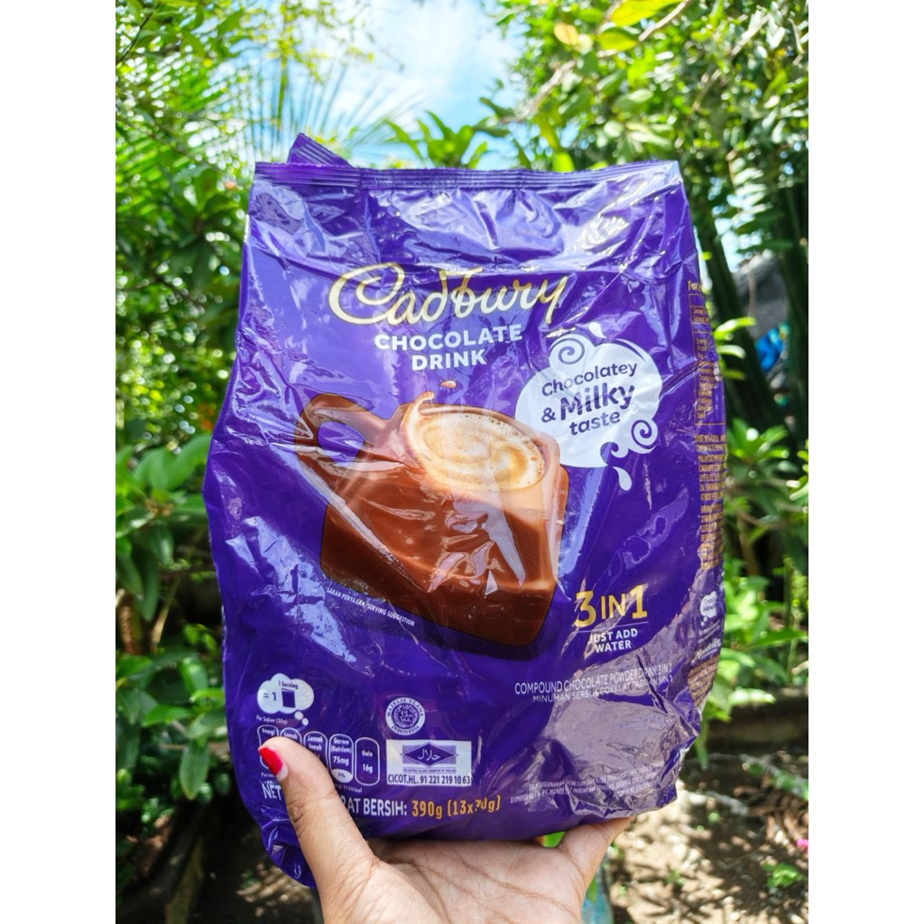 READY CADBURY DRINK ISI 13 SACHET/ORI MALAYSIA
