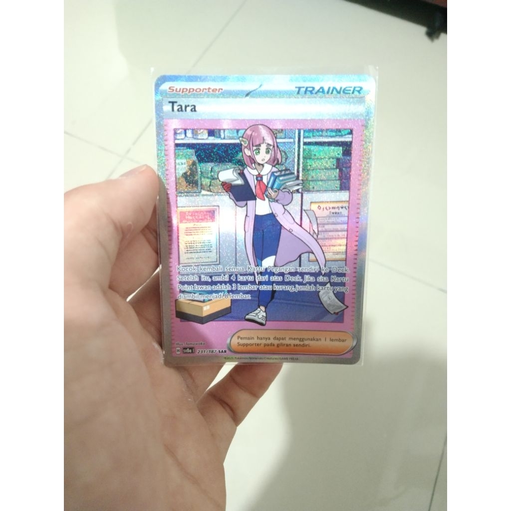 Kartu Pokemon Tara Supporter SAR