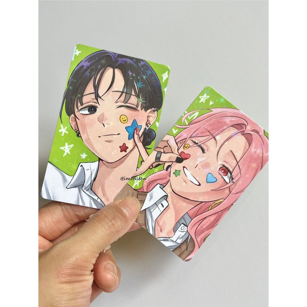 Green Yuri Photocard set