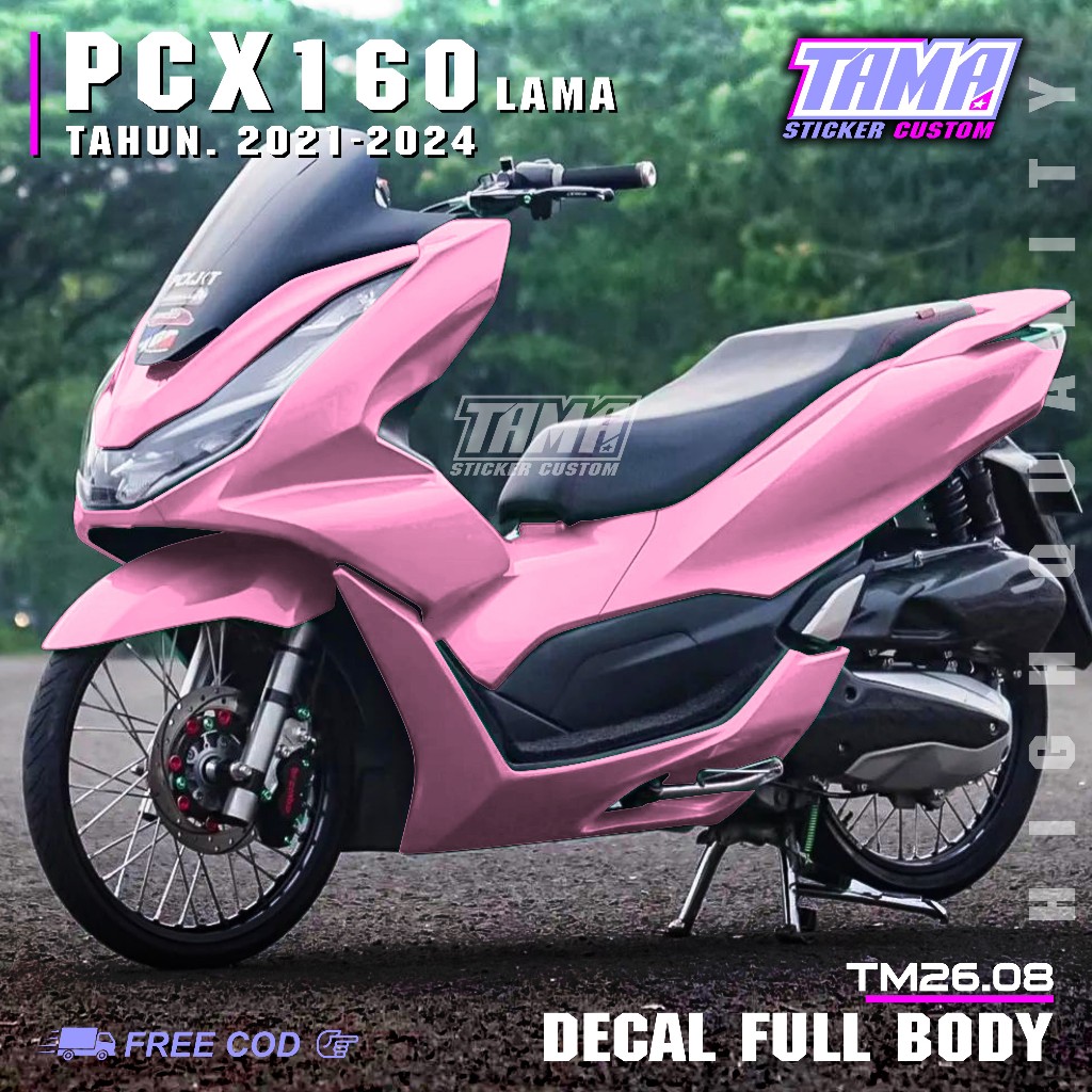 Terbaru COD Sticker Decal Full Body Motor Honda Pcx 160 Lama Abs Cbs Tahun 2021 2022 2023 2024 Stick
