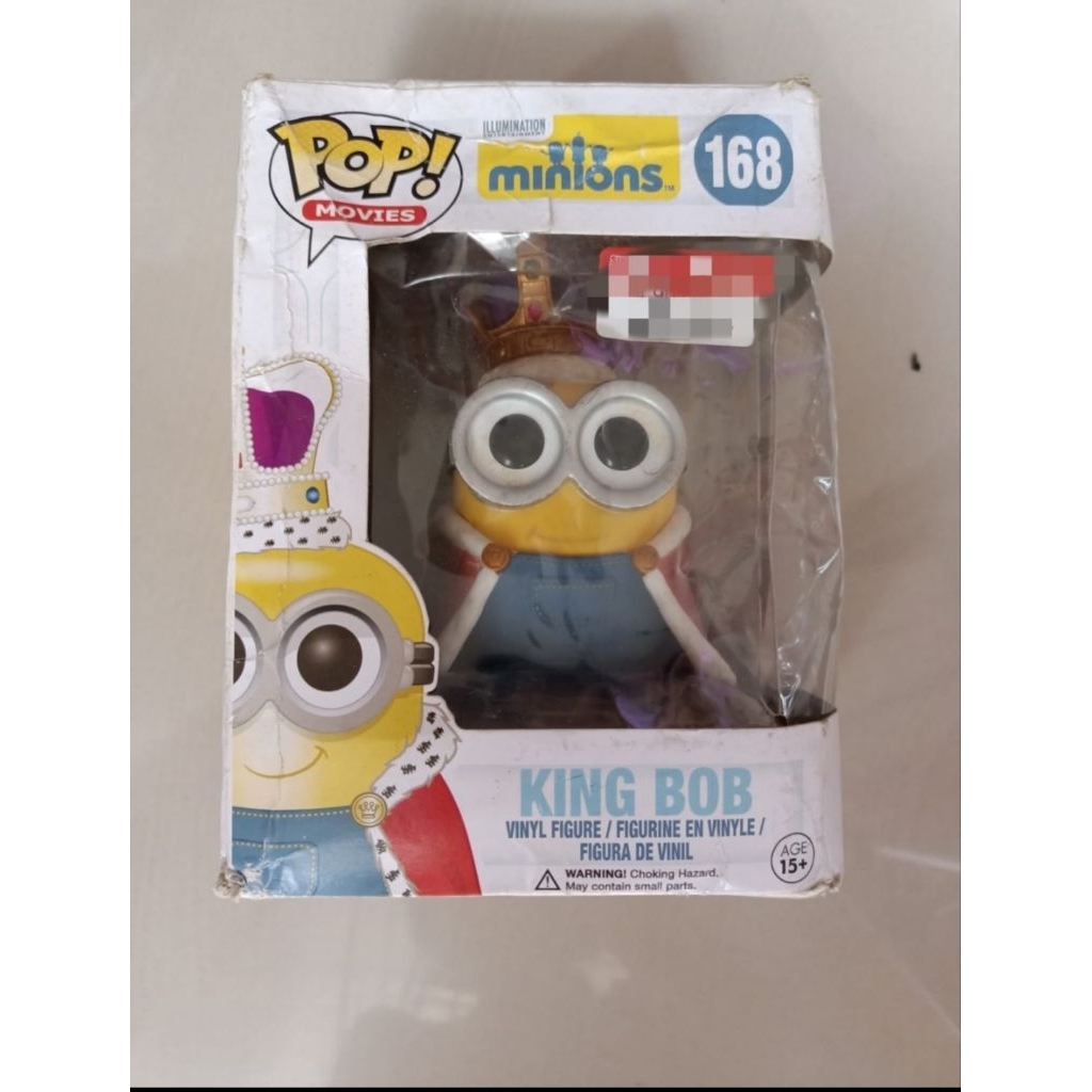 Funko POP Movies: Minions King Bob #168 Vinyl Figure