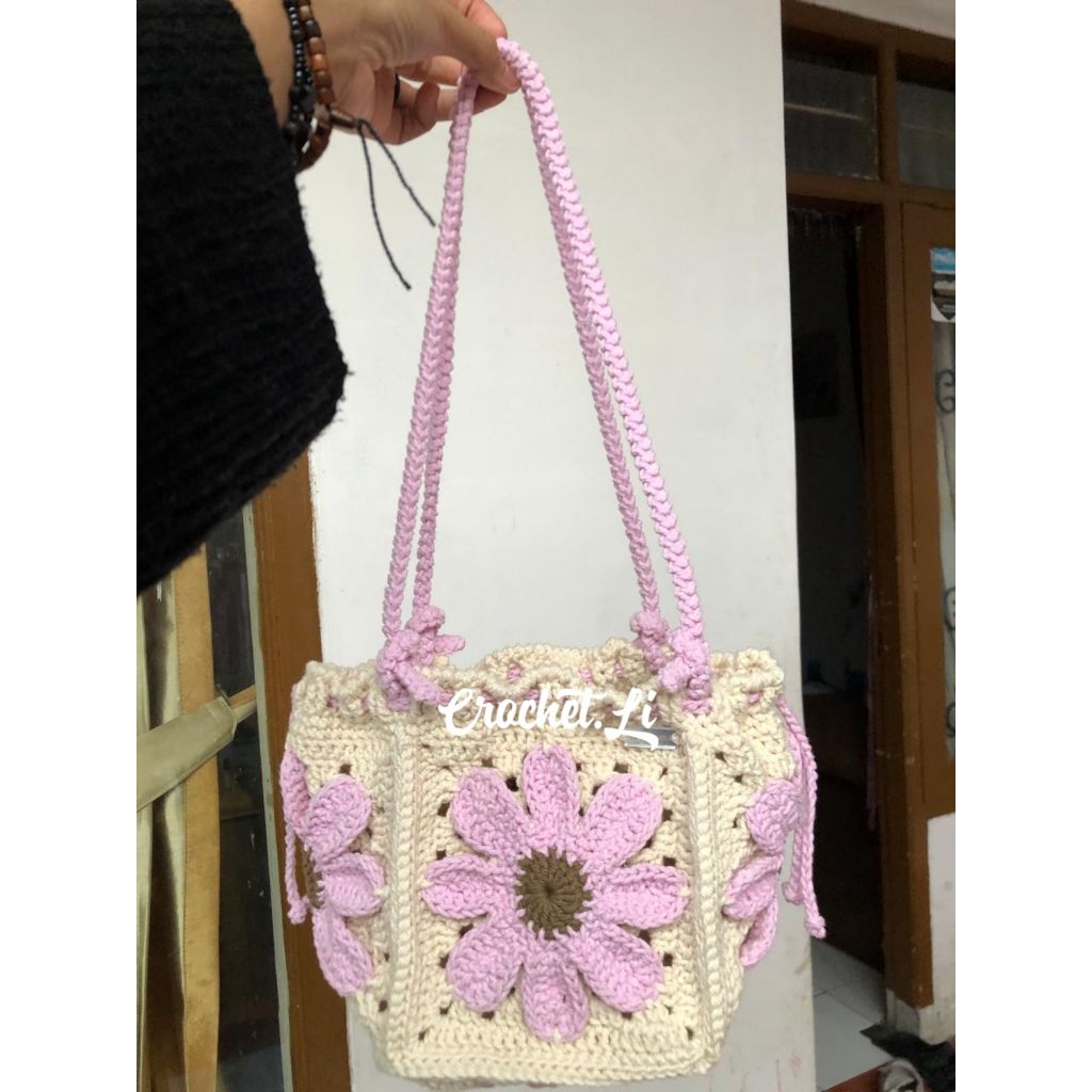 Crochet Flower Bag