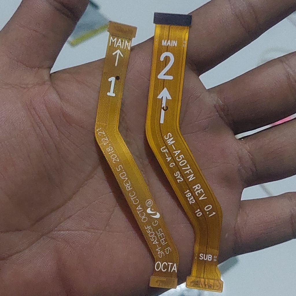 SAMSUNG A50 - Flexible board dan Flexible Lcd SAMSUNG A50 - Original Copotan