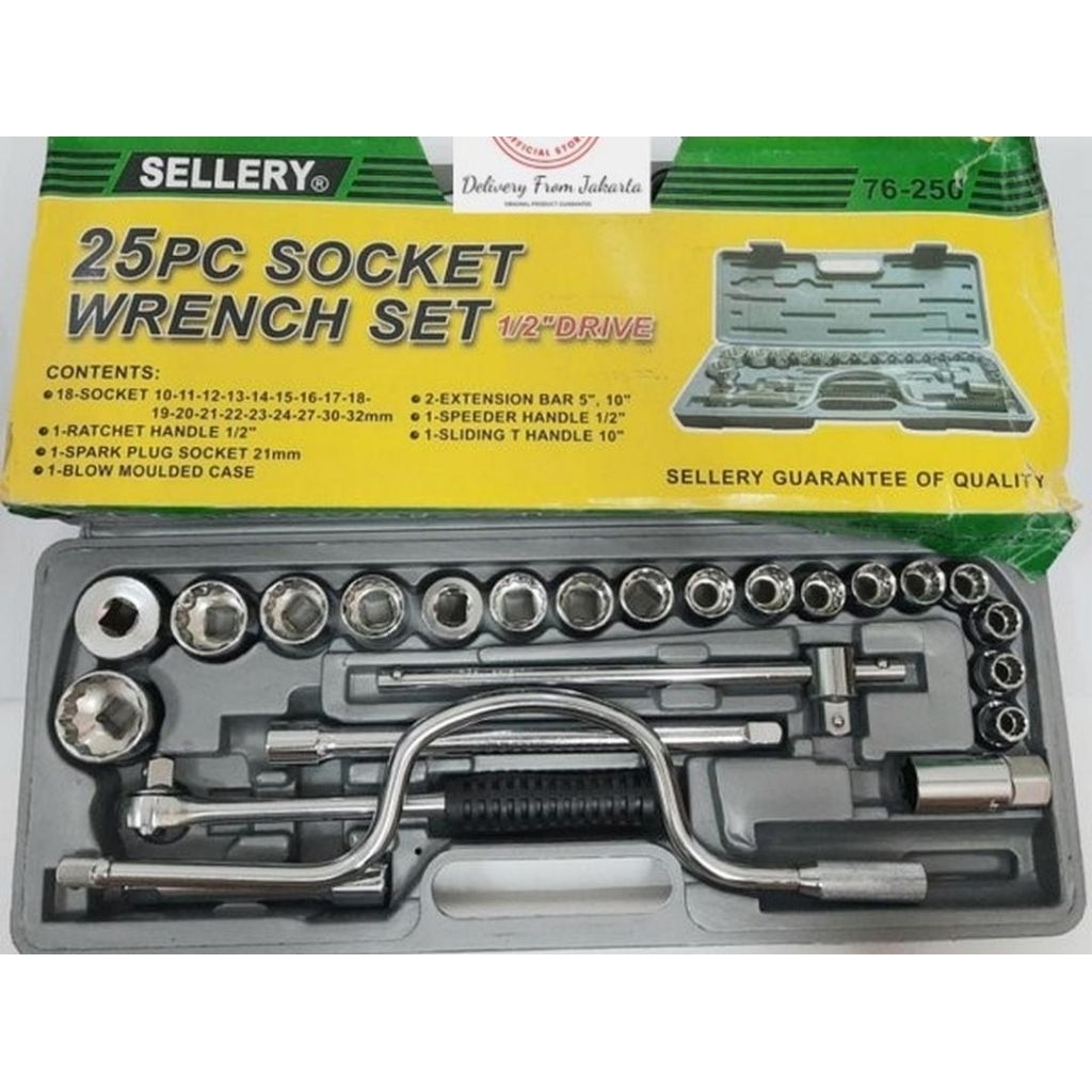 SELLERY 76-250 KUNCI SOK 24PCS.
