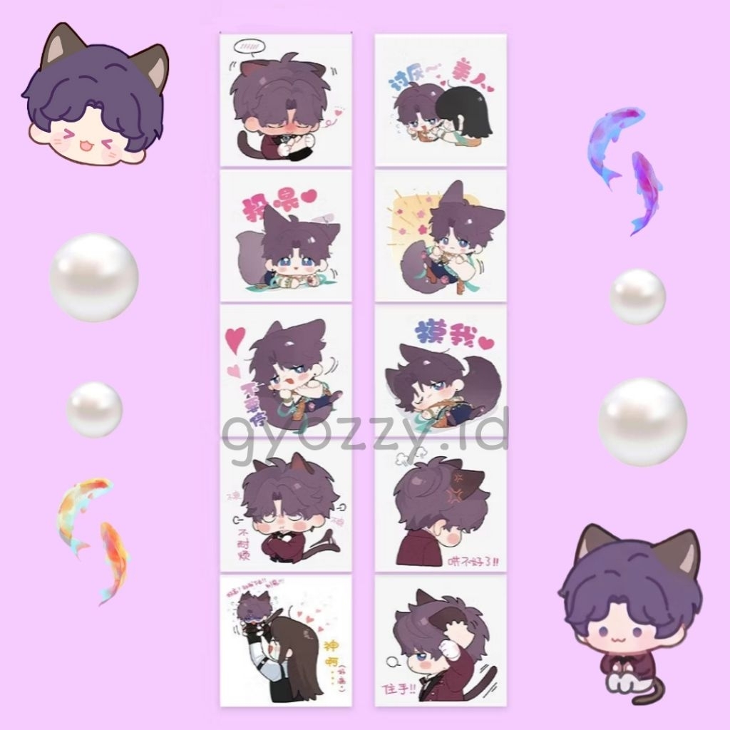 50pcs/ Sticker Rafayel Love and Deepspace, Cute Sticker Rafayel