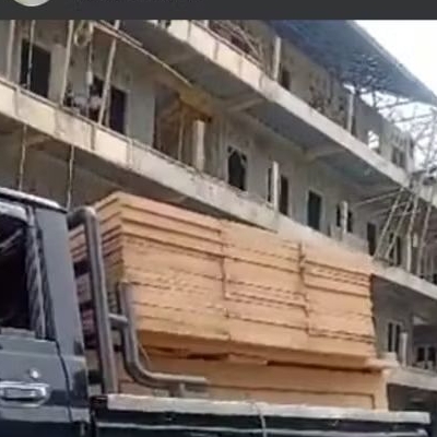 kusen+pintu pesanan Assih Mulya kost-kosan kayu Meranti Bayur oven 90 pintu