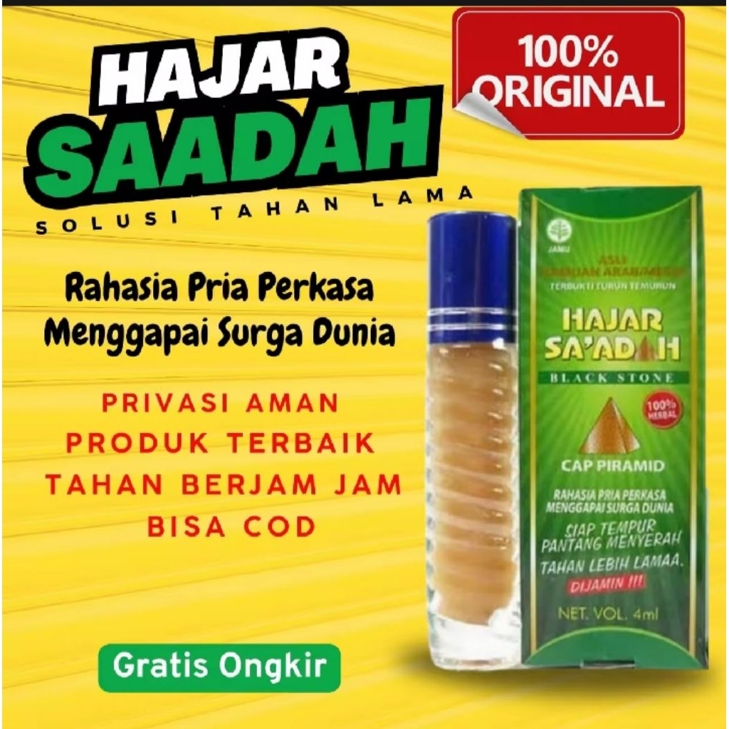 herbal oles pria kuat tahan lama ampuh hajar jahanam saadah oles asli