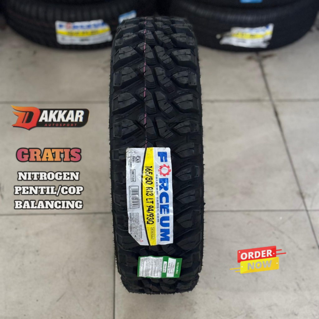 Ban Mobil Offroad R13 Ukuran 165 80 R13 Forceum M/T08 Ban Mobil Tanah R13