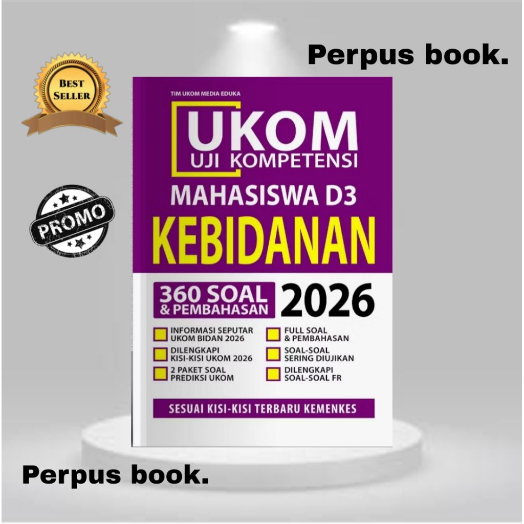 BUKU UKOM BIDAN 2026 BUKU UJI KOMPETENSI BIDAN 2026 TERBARU TERLENGKAP