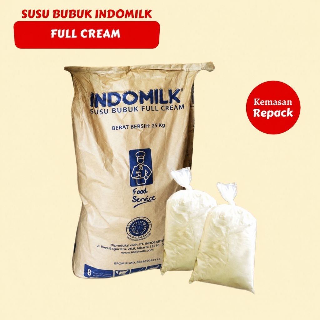 susu bubuk Indomilk 500 gr dan 1 kg.