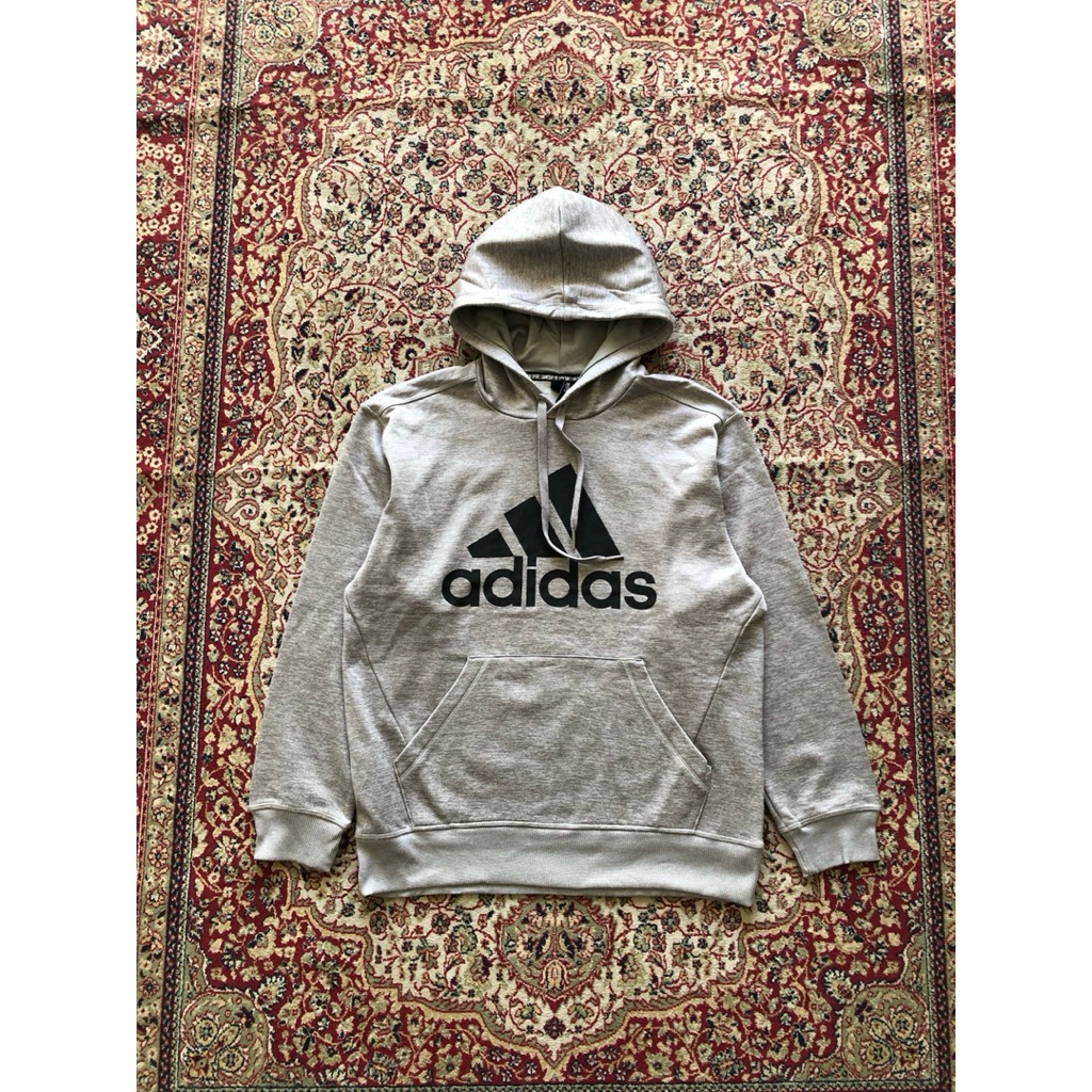 Adidas hoodie jacket Vintage adidas big logo i299