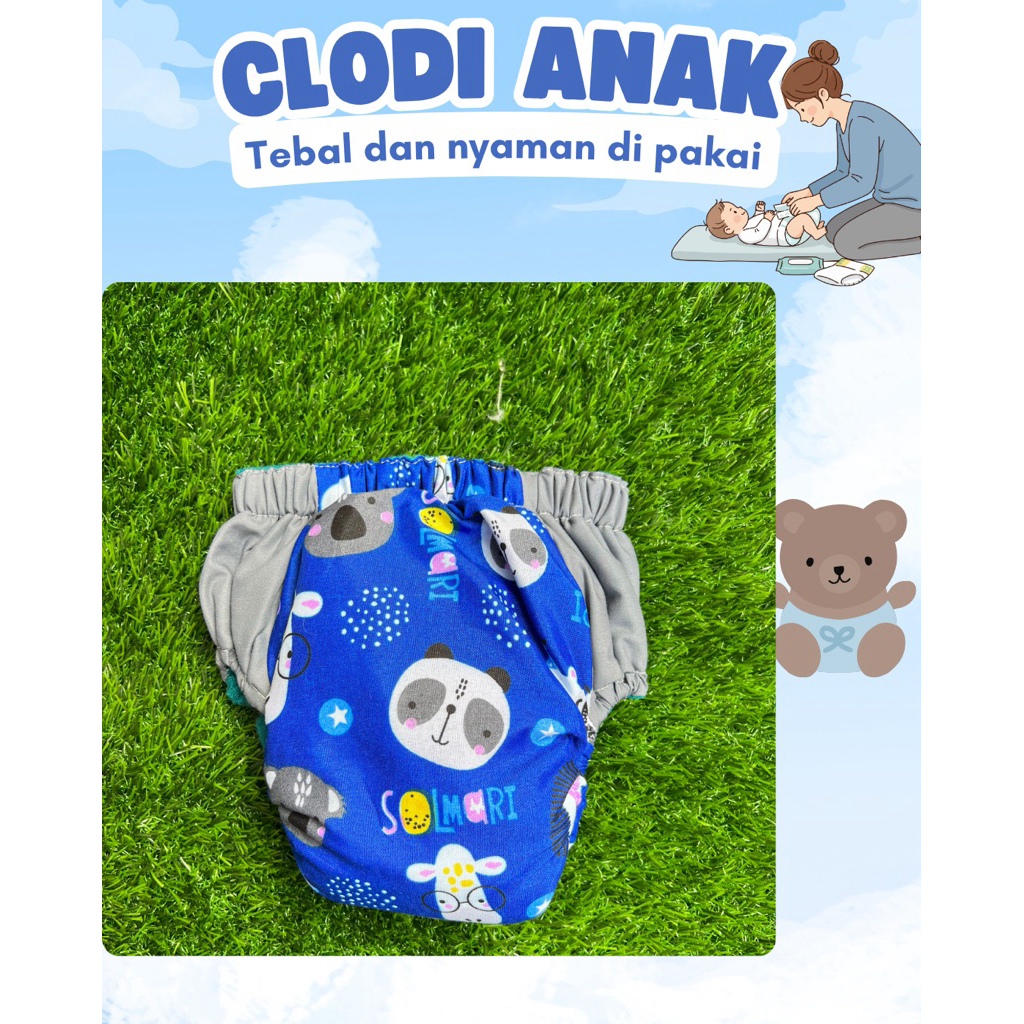 1pcs clodi , popok cuci ulang, popok bayi, cloudy tipe celana