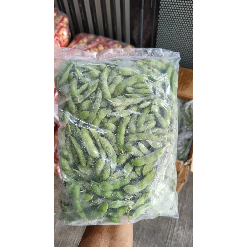 Edamame Fresh 1kg - Kacang Kedelai Jepang Mentah, Tinggi Protein, Segar Langsung dari Petani