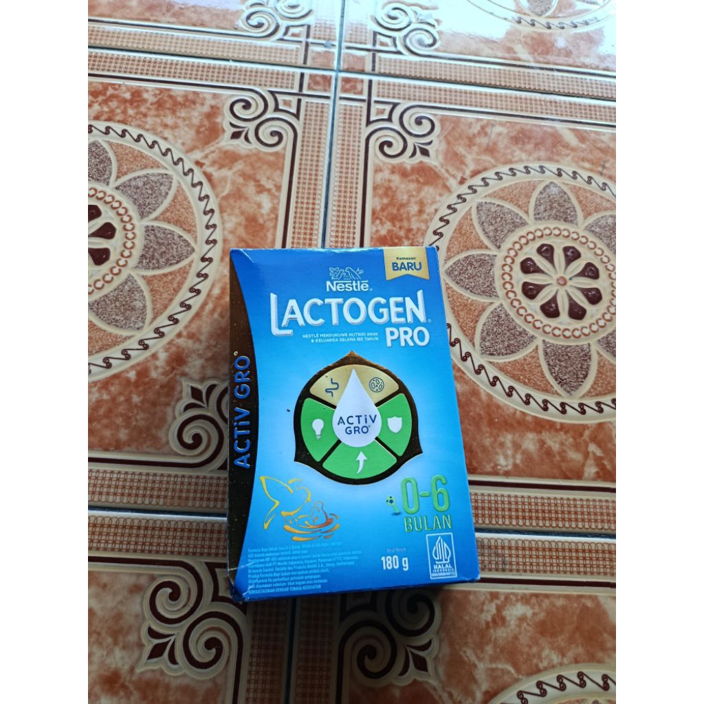 susu lactogen 0-6 bulan masih segel new 180gr