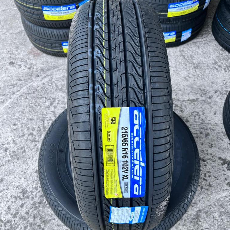 Ban Mobil Accelera Ecoplus 215/65/R16 Ban Mobil Tubles Ring 16 produksi terbaru