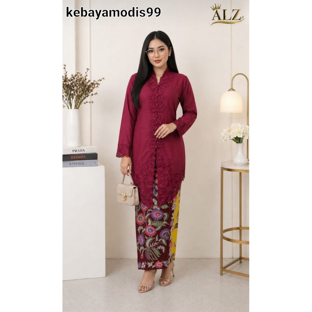 KEBAYA ENCIM TUNIK//KEBAYA EXCLUSIVE TERBARU KELASIK MODEREN//KEBAYA WISUDA KEBAYA ENCIM TUNIK FORMA