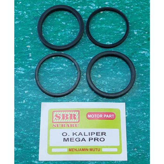 Oring Kaliper MEGAPRO (Set Isi 4) - O Ring Karet Seal Piston Caliper Cakram Depan VERZA Tiger