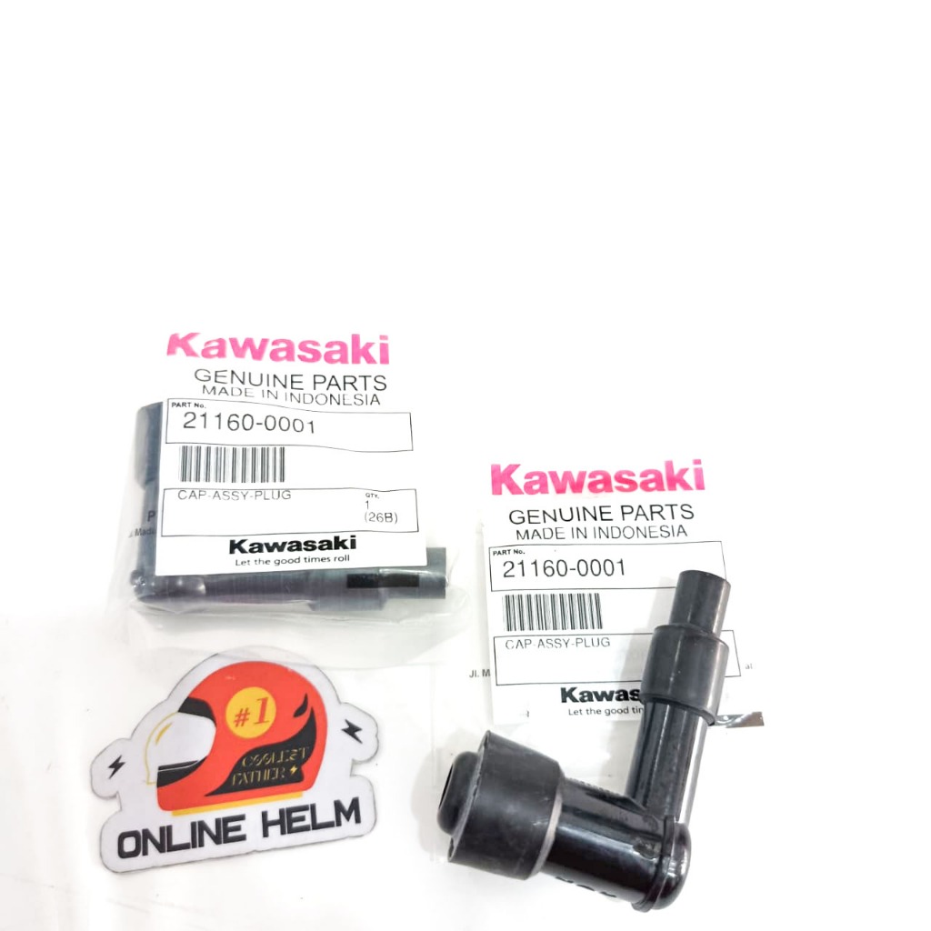 COP BUSI KEPALA BUSI TUTUP BUSI KLX 150 S G L BF DTRACKER KAWASAKI ORIGINAL