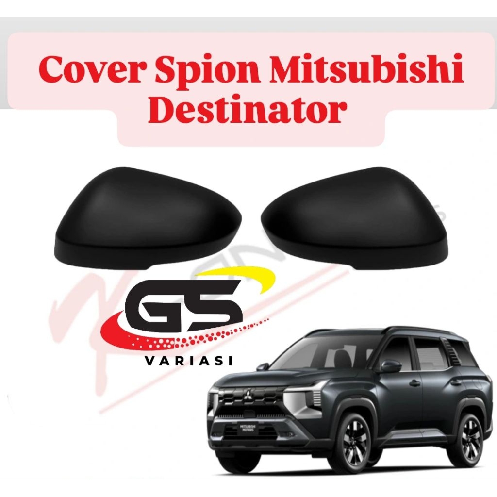 Cover Spion Mitsubishi Destinator hitam model tempel