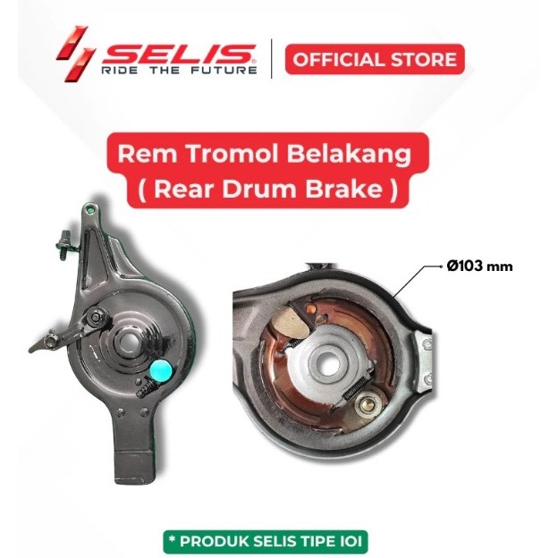 Rem Tromol Belakang Selis IOI