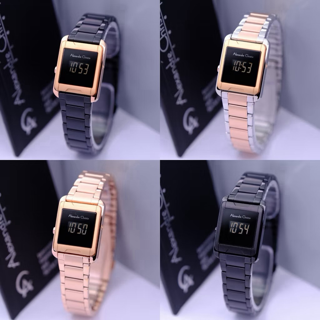 Jam tangan Alexandre Christie 9499 digital cewek original / jam ac digi 9499 / jam ac cewek digi