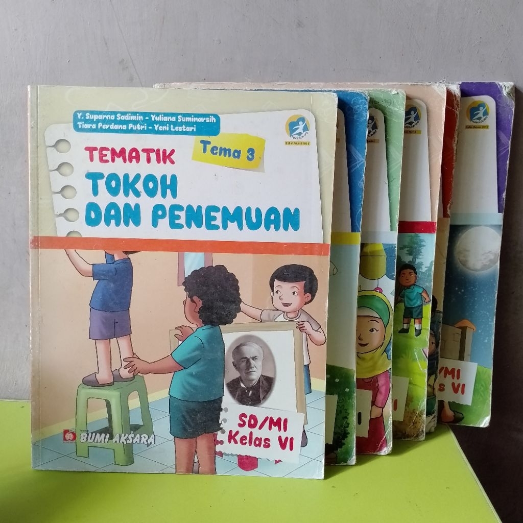 TEMATIK UNTUK SD/MI KELAS 6 TEMA 3, 4 5, 6, 7, 9 PENERBIT BUMI AKSARA
