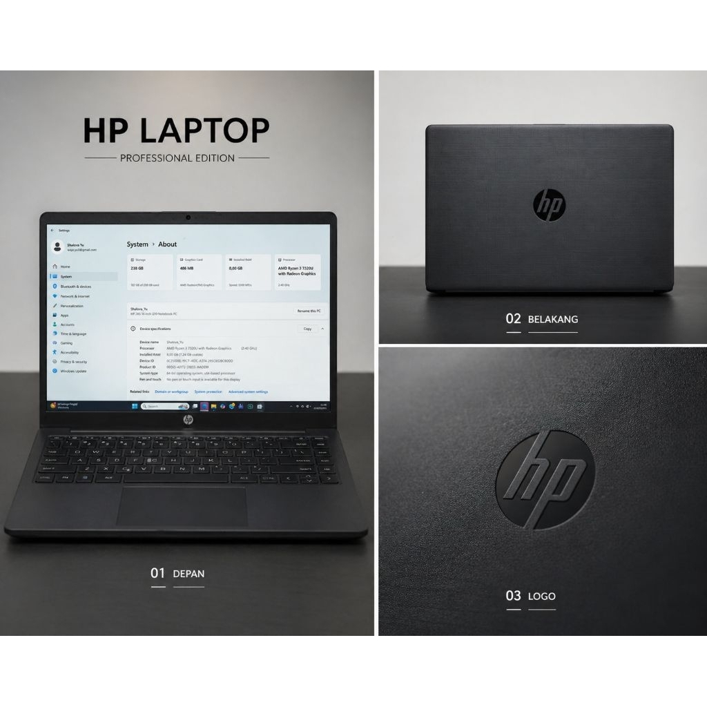 Laptop HP 245 G10 Siap Pakai