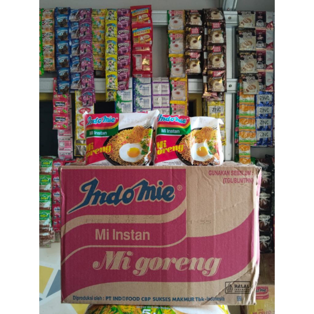 Indomie Goreng Produksi Palembang 1 Dus Isi 40 Bungkus