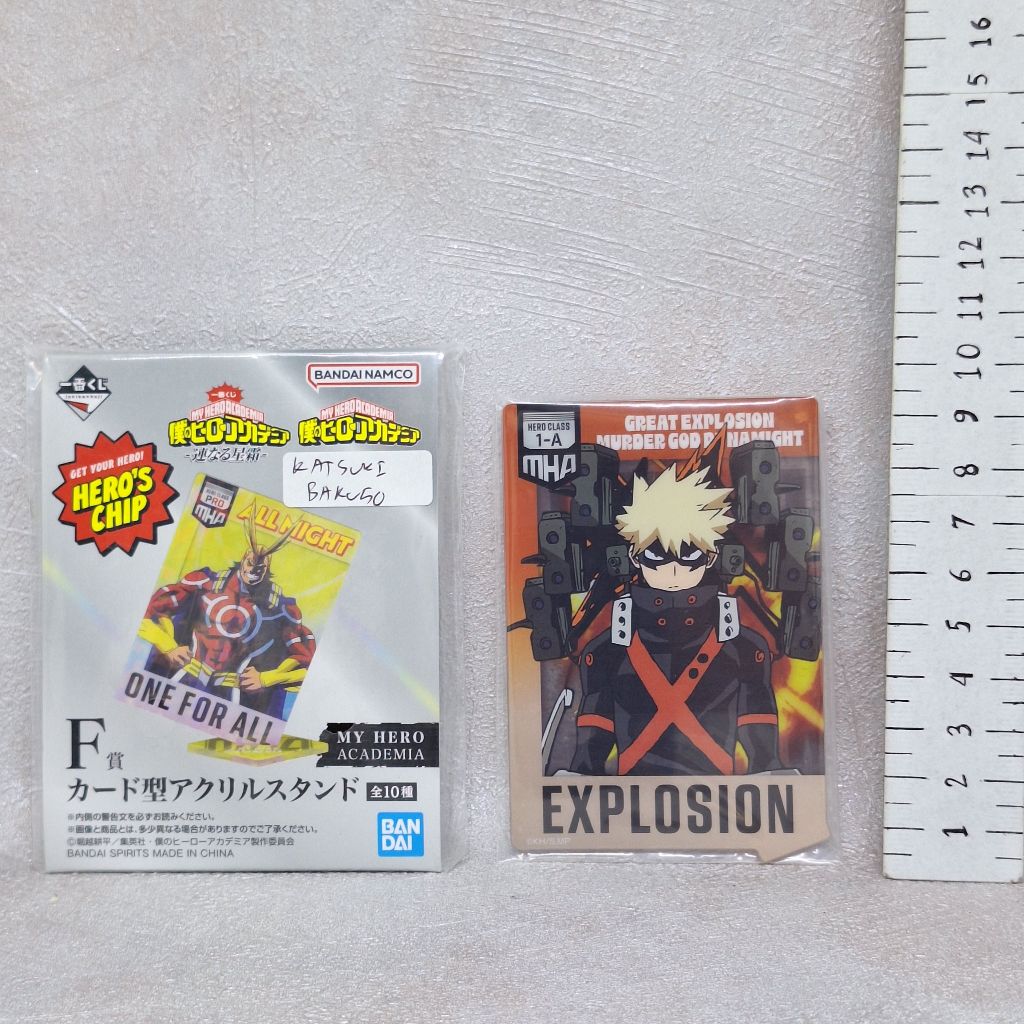 Katsuki Bakugo My Hero Academia Acrylic Stand Akrilik Ichiban Kuji F Prize Continuous Stars