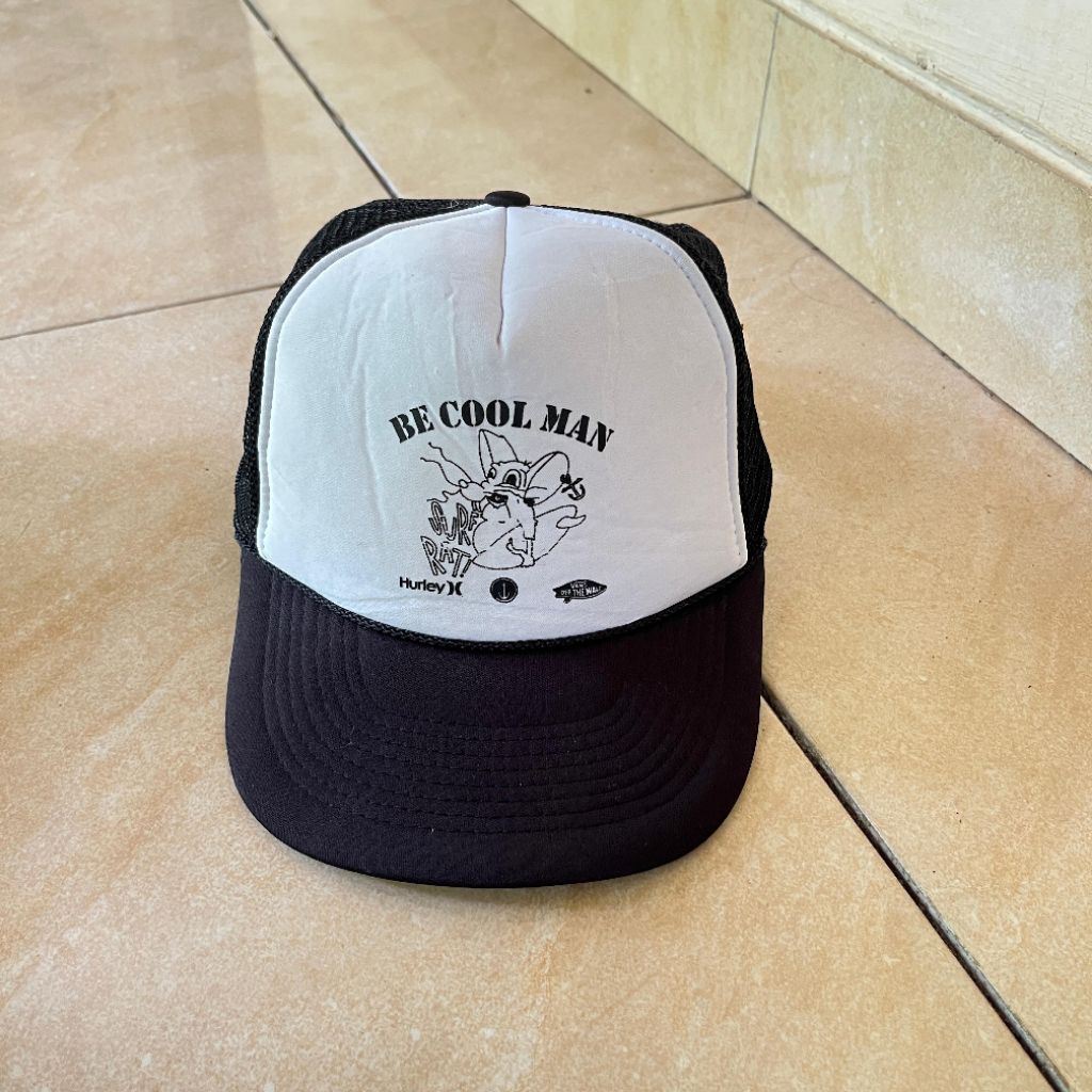 topi jaring vans x hurley